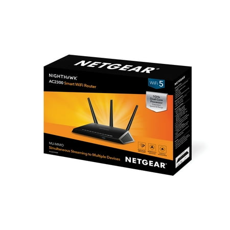 NETGEAR - Nighthawk AC2300 Dual-Band Wi-Fi 5 Router - Black