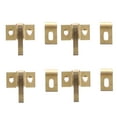 thumbnail image 1 of MIANGASTORE 4 Sets Cabinet Door Elbow Catch Durable Cabinet Window Catch Latch with Screws, 1 of 9