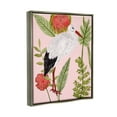 thumbnail image 3 of Stupell Industries Pink Varied Botanical Bird Graphic Art Luster Gray Floating Framed Canvas Print Wall Art, Design by Melissa Wang, 3 of 6