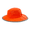 High Vis Orange, variant on Chilly Pro Bucket Hat, Cooling Sun Hat with Sun Protection and Adjustable Strap, Seafoam