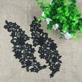 thumbnail image 2 of 1 par de parches de de encaje floral parches Motif Crafts Negro / 12.20''x3.54 '' - Negro perfecl Apliques De Encaje Floral, 2 of 8