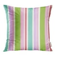 thumbnail image 1 of BSDHOME Taie d'Oreiller Bleue à Rayures Verticales Colorées 20x20 Pouces Housses de Coussin, 1 of 1