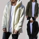 thumbnail image 2 of Hombres invierno oso de peluche polar piel abrigo mullido chaquetas tipo jersey prendas de vestir de gran tamaño cálido otoño prendas de vestir Chaquetas de manga larga de felpa, 2 of 5