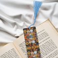 thumbnail image 6 of Kdxio Welcom Fall Print Metal Tassel Bookmarks,Perfect Gift for Art Lovers and Bookworms Metal Bookmarks for Women, 6 of 8