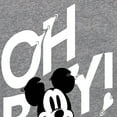 thumbnail image 3 of Disney - Mickey & Friends - Oh Boy - Glitch - Toddler And Youth Girls Raglan Graphic T-Shirt, 3 of 4