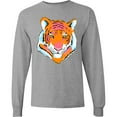 thumbnail image 3 of Inktastic Tiger Head Long Sleeve T-Shirt, 3 of 5