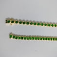 thumbnail image 4 of 14K Green Emerald Tennis Bracelet Silver Gold Women Handmade Bracelet Wedding Anniversary Birthday Gift, 4 of 5