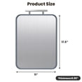 thumbnail image 2 of Icyberboom 17.5" × 11" Double-Sided Titanium Cutting Board, Multi-Functional with Built-in Grater, Non-Slip Border & Hanging Handle, 2 of 8