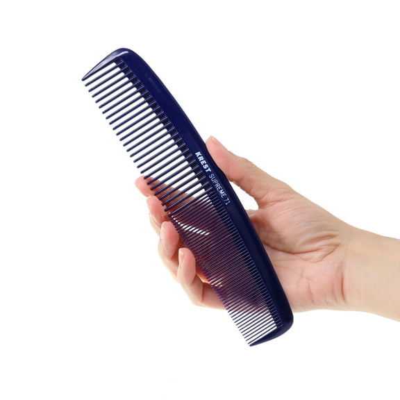 Krest Supreme 71 Combs Heat And Chemical Resistant Cutting Large Regal Blue 1 Pc.