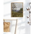 thumbnail image 3 of Drsoum Vintage Mountain Landscape Wall Art Rustic Retro Framed Nature Scenery Prints Classic Decorations for Living Room Bedroom 8x10in Natural Framed, 3 of 6