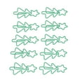 thumbnail image 3 of 100 Pcs en Forme de Trombones Vert Arbre de Noël Forme Métal Galvanoplastie Processus Clips de Bureau Portables pour Document, 3 of 14