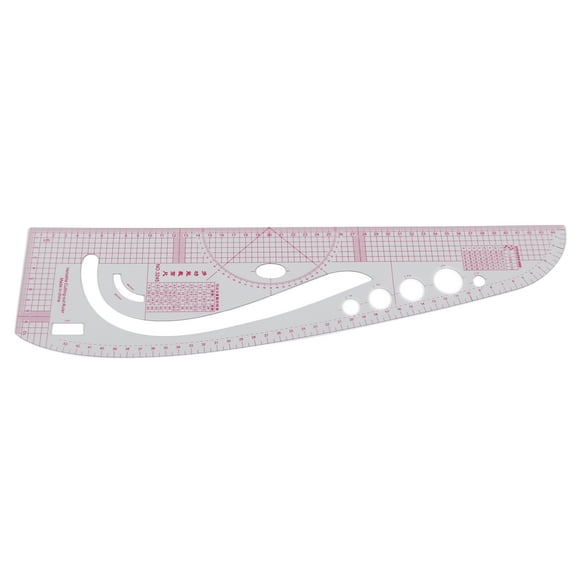Fyydes 3245 Tailor Ruler High Accuracy Transparent Body Professional Plastic Multifunction Ruler For Costume Designing,Clothing Design Ruler,Tailor Ruler
