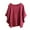Red, variant on Timegard Womens Plus Size Tops Scoop Neck Drop Shoulder Solid Color Loose Casual Tops Summer Fashion