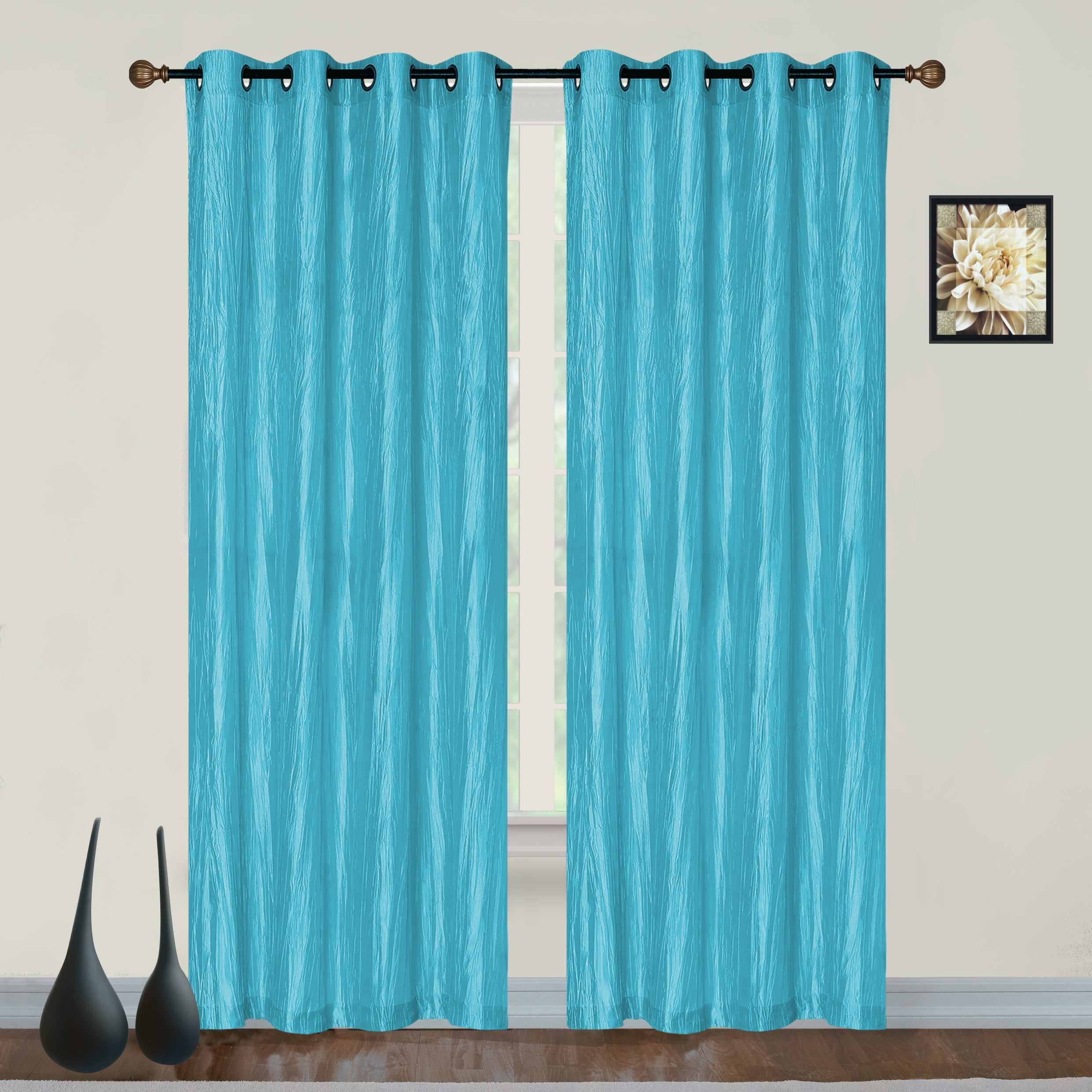 Dainty Home Verona Room Darkening Grommet Single Window ...