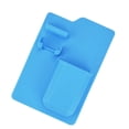 thumbnail image 2 of Bewildely Feiqiong Soporte de almacenamiento multifuncional Ahorro de espacio Succión Organizador de cepillos de Caja de de Caja de Juegos de accesorios de baño azul Bewildely JJ20121-02, 2 of 6