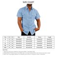 thumbnail image 1 of Camisa de Manga Corta con Bolsillo para Hombre de Ajuste Regular Informal con Botones Playera de Playa ANGGREK  Otros, 1 of 6