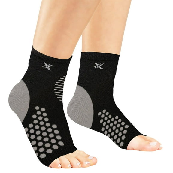 Targeted Pain Relief Ankle Compression Support Sleeves (1-Pair)