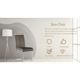 thumbnail image 5 of Dining Chairs Set of 4, Modern Dining Chairs with C-Shaped Tube Plating Metal Base , Ergonomic Backrest, Soft Cushion for Dining Room, Kitchen, Vanity, Patio, Club, Office, Grey+ Silver, 5 of 8