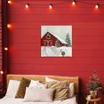 thumbnail image 4 of Stupell Industries Farmhouse Winter Barn Scenery Canvas Art, 24 x 24, by Janet Tava, 4 of 8