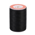 thumbnail image 1 of 85m/Roll 0.65mm Round Waxed Thread for Leather Hand Sewing Stitching Handcrafts (Black), 1 of 2
