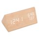thumbnail image 2 of Reloj despertador digital de maderaReloj digital triangular de madera Reloj digital triangular de madera Reloj LED de madera resistente y resistente Jadeshay  A, 2 of 8