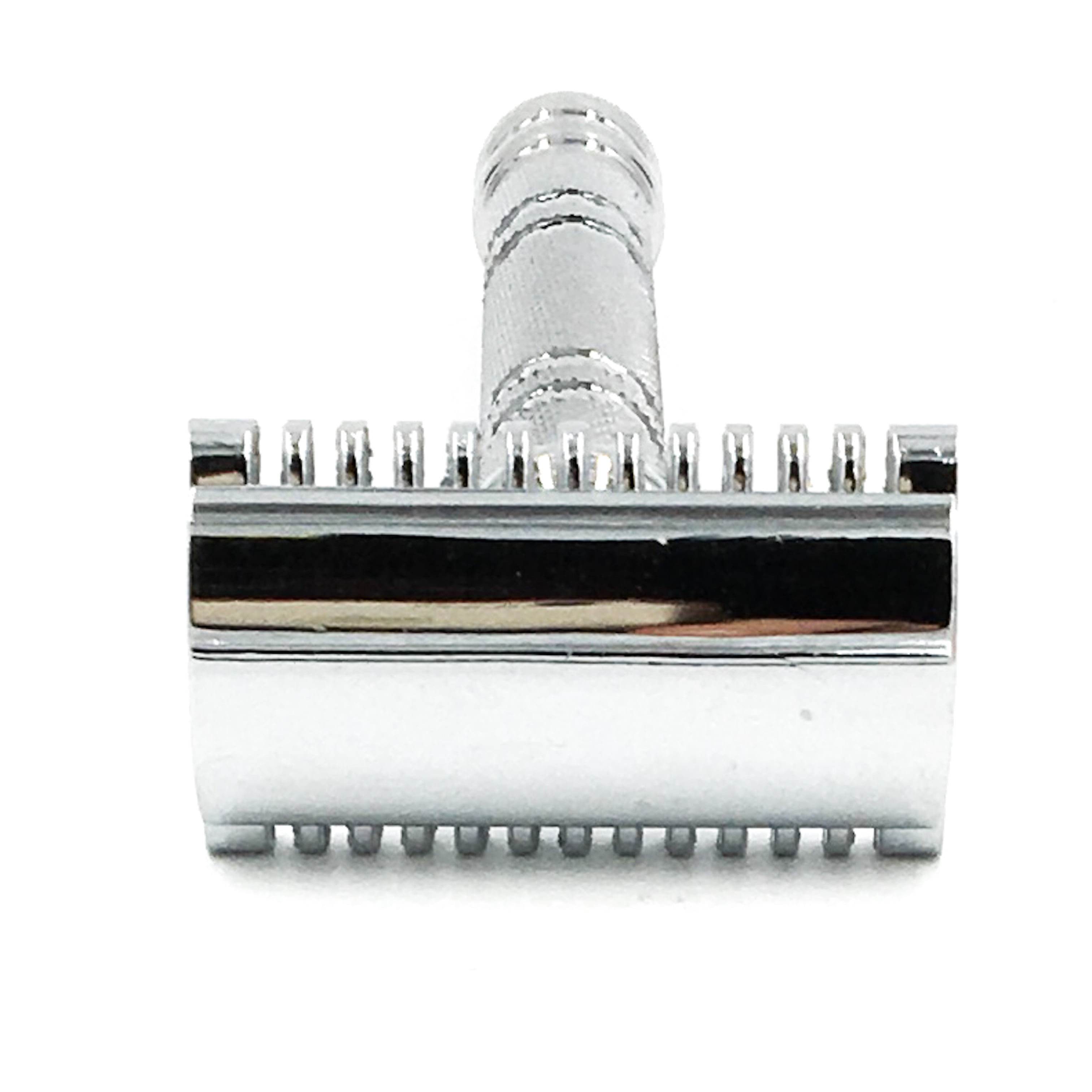 Parker Safety Razor 24C Three-Piece Open Comb Double Edge Safety Razor & 5 Parker Premium Blades