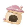 thumbnail image 4 of S SERENABLE Ceramic Hamster House Hamster Nest Habitat for Small Animals Chinchilla Rats Violet, 4 of 9