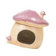 thumbnail image 4 of Casita de cerámica para hámster, cama con escondite para hámster, nido para hámster con forma de seta, pequeño animal Violeta, 4 of 9