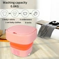 Portable Washing Machine,Mini Foldable Washer and Spin Dryer, Small Washer for Baby Clothes