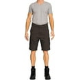 thumbnail image 4 of FULL BLUE Cargo Canvas Shorts, Performance Stretch, Regular Fit, Grey, Size 36, 4 of 6