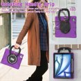thumbnail image 5 of For iPad Air 13 inch M3 2025/M2 2024 Case, 360 Rotatable Handle Stand, Shoulder Strap, Drop-Proof Design, Purple, 5 of 7