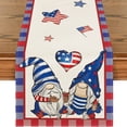 thumbnail image 4 of 2025 Independence Day Table Flag Patriotic Stripes Wired Edge Ribbon Printing Customized Satin Flag Ribbon For Holiday Craft Decoration, 4 of 6