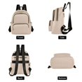thumbnail image 2 of JIALIOU Mini Backpack Purse for Women Quilted Casual Daypack Small Travel Shoulder Bag, Apricot, 2 of 7