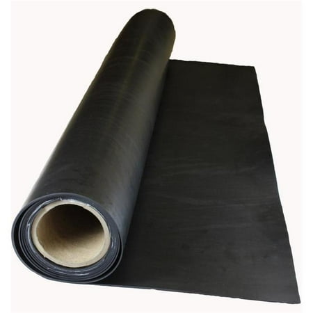 

320-1-8X 36 x 2 in. Butyl Black Rubber Strip - 60A - 0.125 in. Thickness