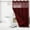 🔥 Red_New#4940, variant on Shower Curtain Waterproof Weave No Hook with Built-In Liner | 230GSM Fabric | Ringless Easy Install | Mesh Window for Light | 71"x74" | Hotel Quality Bathroom Spa Decor