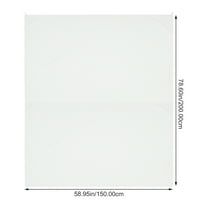 WRITWAA White Drop Cloth Photography for Bridal Shower Polyester Video Background 1Set