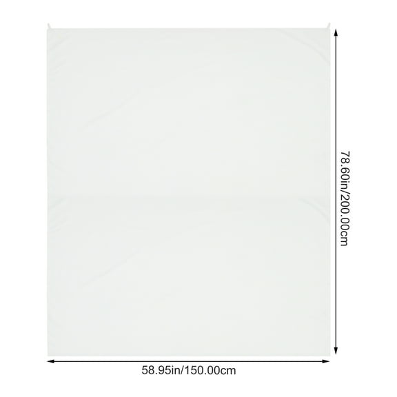 WRITWAA White Drop Cloth Photography for Bridal Shower Polyester Video Background 1Set