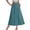 Dark Blue, variant on Qholemyo Women's Flowy Skirts High Waist A-Line Versatile Casual Skirt Lightweight Summer Solid Maxi Skirt
