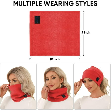 Neck Gaiter Face Cover Scarf Breathable Sun & Wind-proof for Skiing Fishing Hiking Cycling