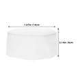 thumbnail image 2 of TEHAUX 2Ud White Chef Hat for Kitchen Use Breathable Cotton Polyester Comfortable Fit, 2 of 8