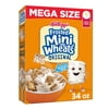 Frosted Mini-Wheats Cold Breakfast Cereal, High-Fiber, Whole Grain, Mega Size, Original, 34oz Box (1 Box)