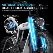 60V 27.5AH Removable Battery,2000W (Peak) Motor COSWHEEL CT20s Electric Bike for Adults, up to 40MPH,100 Miles . Electric Motorcycle, 20 Fat Tire ,with APP UL2849