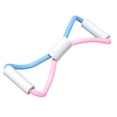 thumbnail image 3 of Baoblaze 8 Shaped Resistance Band 8 Shaped Tensioner for Muscle Building Yoga Workout Pink and Blue, 3 of 8