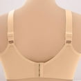 thumbnail image 4 of Besolor Bras for Women No Underwire Push up Bra Scoop Neck Full Coverage Comfort Bralettes Stretch Everyday T Shirts Bra Beige, 4 of 5