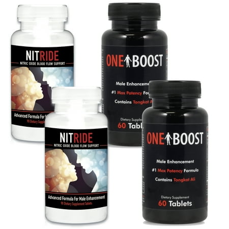 One Boost & Nitride Test Booster + Nitric Oxide Booster, 2 Ct