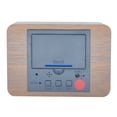 thumbnail image 5 of Reloj de madera LED silencioso electrónico con pantalla digital, reloj despertador de madera rectangular, reloj de madera de escritorio, 5 of 5