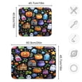 thumbnail image 3 of Dish Drying Mat Kitchen Pad Large Counter Absorbent Dish Mats Drainer Spooky Halloween Fabric, 3 of 8