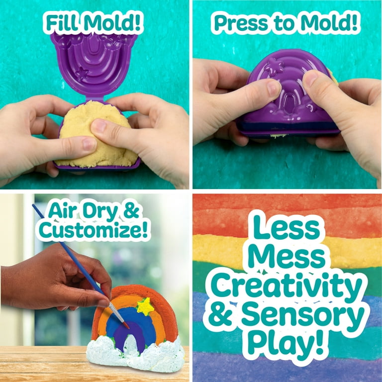 Made By Me Create Your Own Sand Dough Sculpt & Paint Figurines Kit, Child,  Ages 4+ 