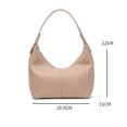 thumbnail image 2 of ibiyuan Womens Crossbody Purse Minimalist Moon Shape Japanese Style Shoulder Tote Bag for Women, Durable Lightweight Casual Daily Handbag Anniversary Gifts, 2 of 5