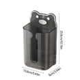 thumbnail image 3 of HongHeng Kitchen Wipes Storage, Flushable Wipes Holder for Bathroom, Wall-Mounted Tissue Box, Non-Slip Flushable Wipes Holder, Wipe Container, Wipes Dispenser for Kitchen, 3 of 6